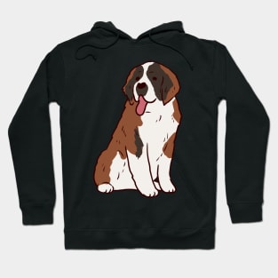 Saint Bernard illustration Hoodie